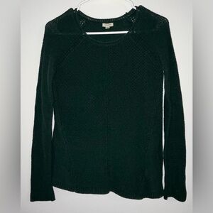 Sonoma Women’s Green Long Sleeve Round Neck Knit Sweater Size XS Very Warm!